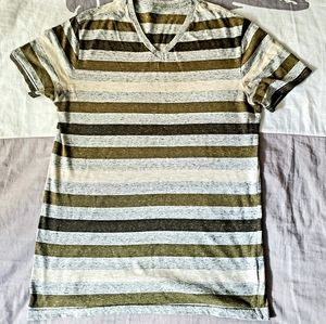 V Neck green shirt Medium size